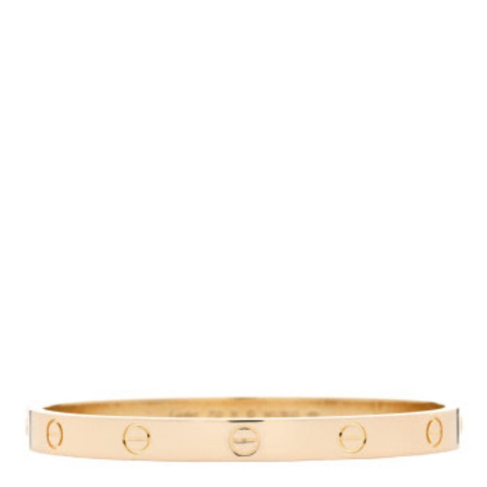 CARTIER 18K Yellow Gold LOVE Bracelet 18